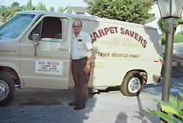Carpet Savers carpet cleaning truck 1968 photo